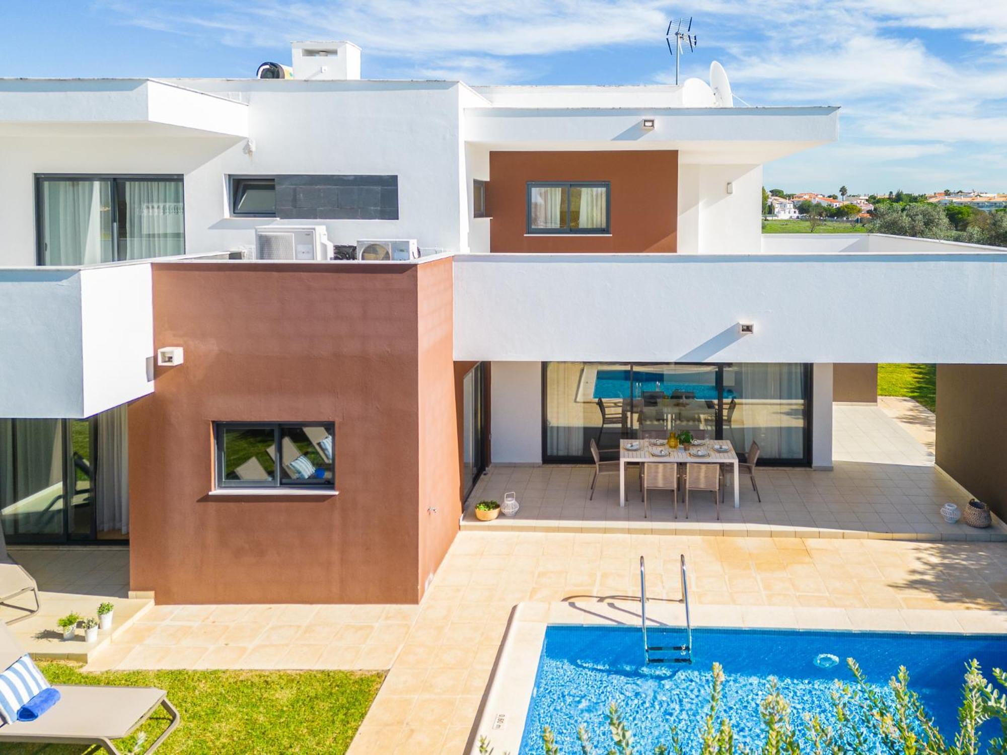 Villas Novochoro - Large Garden- Heatable Pool By Dreamvillasalbufeira Bagian luar foto