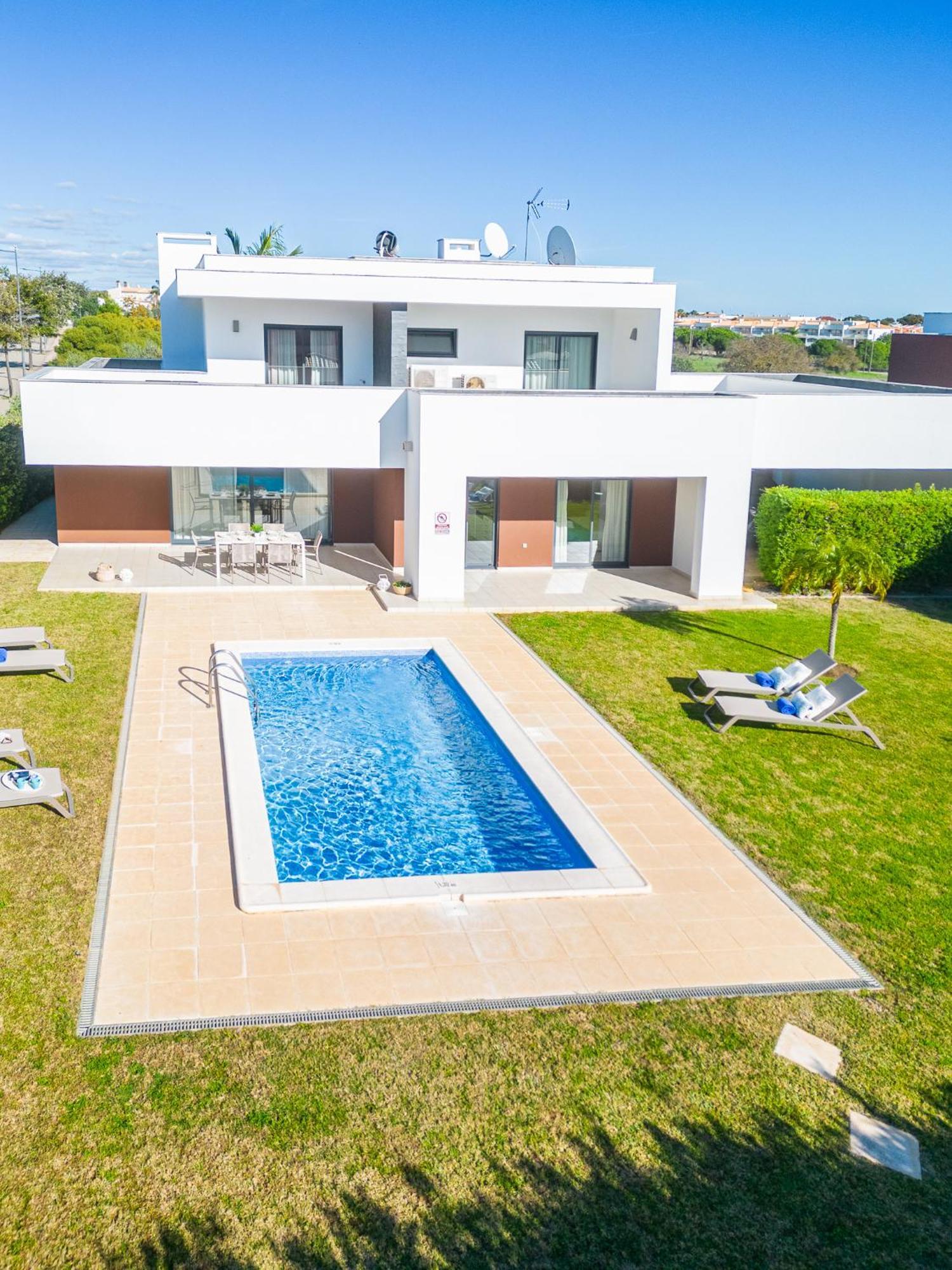 Villas Novochoro - Large Garden- Heatable Pool By Dreamvillasalbufeira Bagian luar foto